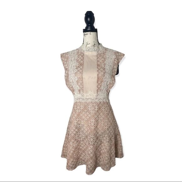 Sandro SZ 3 Peaches lace dress - Picture 5 of 7